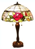 Tiffany Table Lamp - AM069TL16 - handcrafted Tiffany stained glass lamp