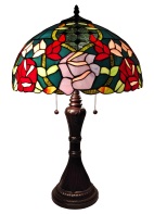 Tiffany Table Lamp - AM083TL16 - handcrafted Tiffany stained glass lamp