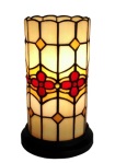 Tiffany Table Lamp - AM088ACC - handcrafted Tiffany stained glass lamp