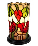Tiffany Table Lamp - AM092ACC - handcrafted Tiffany stained glass lamp