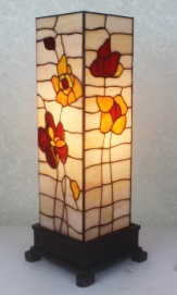 Tiffany Table Lamp - AM095TL06 - handcrafted Tiffany stained glass lamp
