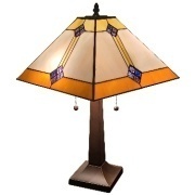 Tiffany Table Lamp - AM098TL13 - handcrafted Tiffany stained glass lamp