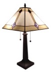 Tiffany Table Lamp - AM098TL13B - handcrafted Tiffany stained glass lamp