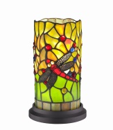 Tiffany Table Lamp - AM1015ACC - handcrafted Tiffany stained glass lamp