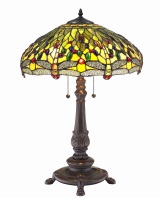 Tiffany Table Lamp - AM1031TL18 - handcrafted Tiffany stained glass lamp