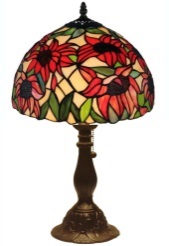 Tiffany Table Lamp - AM103TL12 - handcrafted Tiffany stained glass lamp