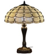 Tiffany Table Lamp - AM1043TL16 - handcrafted Tiffany stained glass lamp