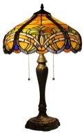 Tiffany Table Lamp - AM1071TL16 - handcrafted Tiffany stained glass lamp