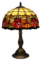 Tiffany Table Lamp - AM1094TL12 - handcrafted Tiffany stained glass lamp