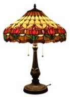 Tiffany Table Lamp - AM1099TL16 - handcrafted Tiffany stained glass lamp