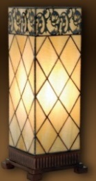 Tiffany Table Lamp - AM112TL06 - handcrafted Tiffany stained glass lamp
