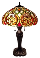 Tiffany Table Lamp - AM114TL16 - handcrafted Tiffany stained glass lamp