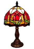 Tiffany Table Lamp - AM117TL08 - handcrafted Tiffany stained glass lamp