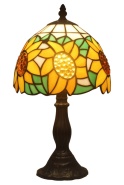 Tiffany Table Lamp - AM118TL08 - handcrafted Tiffany stained glass lamp