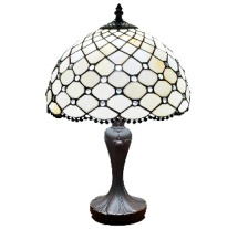 Tiffany Table Lamp - AM120TL12 - handcrafted Tiffany stained glass lamp