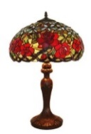 Tiffany Table Lamp - AM1535TL16 - handcrafted Tiffany stained glass lamp