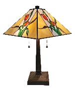 Tiffany Table Lamp - AM200TL14 - handcrafted Tiffany stained glass lamp
