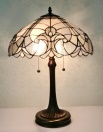 Tiffany Table Lamp - AM204TL16 - handcrafted Tiffany stained glass lamp
