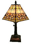 Tiffany Table Lamp - AM207TL08 - handcrafted Tiffany stained glass lamp