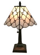 Tiffany Table Lamp - AM213TL08 - handcrafted Tiffany stained glass lamp
