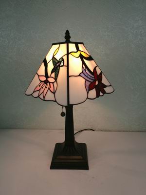 Tiffany Table Lamp - AM214TL08 - handcrafted Tiffany stained glass lamp