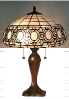 Tiffany Table Lamp - AM235TL16 - handcrafted Tiffany stained glass lamp