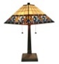Tiffany Table Lamp - AM242TL14 - handcrafted Tiffany stained glass lamp