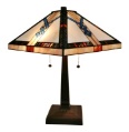 Tiffany Table Lamp - AM244TL14 - handcrafted Tiffany stained glass lamp