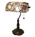 Tiffany Table Lamp - AM250TL10 - handcrafted Tiffany stained glass lamp