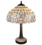 Tiffany Table Lamp - AM293TL16B - handcrafted Tiffany stained glass lamp