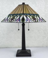 Tiffany Table Lamp - AM302TL14 - handcrafted Tiffany stained glass lamp