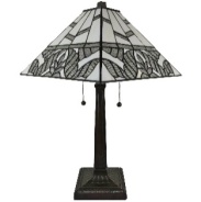 Tiffany Table Lamp - AM306TL14 - handcrafted Tiffany stained glass lamp