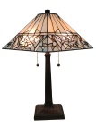 Tiffany Table Lamp - AM308TL14 - handcrafted Tiffany stained glass lamp