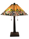 Tiffany Table Lamp - AM309TL14 - handcrafted Tiffany stained glass lamp