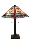 Tiffany Table Lamp - AM310TL14 - handcrafted Tiffany stained glass lamp