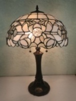 Tiffany Table Lamp - AM316TL16B - handcrafted Tiffany stained glass lamp