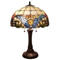 Tiffany Table Lamp - AM326TL16 - handcrafted Tiffany stained glass lamp