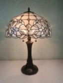 Tiffany Table Lamp - AM331TL16 - handcrafted Tiffany stained glass lamp