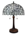 Tiffany Table Lamp - AM332TL16B - handcrafted Tiffany stained glass lamp