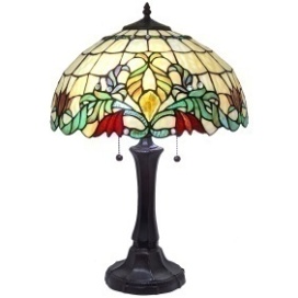 Tiffany Table Lamp - AM334TL16 - handcrafted Tiffany stained glass lamp