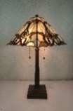 Tiffany Table Lamp - AM341TL14 - handcrafted Tiffany stained glass lamp