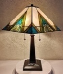 Tiffany Table Lamp - AM349TL14 - handcrafted Tiffany stained glass lamp