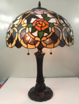 Tiffany Table Lamp - AM371TL16 - handcrafted Tiffany stained glass lamp