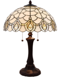 Tiffany Table Lamp - AM378TL16 - handcrafted Tiffany stained glass lamp