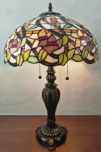 Tiffany Table Lamp - AM382TL16 - handcrafted Tiffany stained glass lamp