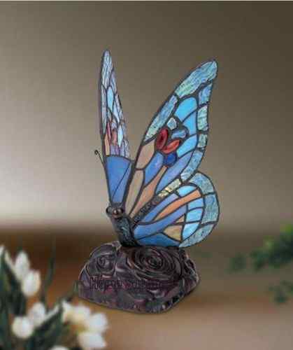 B081469A - handcrafted Tiffany stained glass lamp