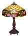 BB20+LS56A - handcrafted Tiffany stained glass lamp