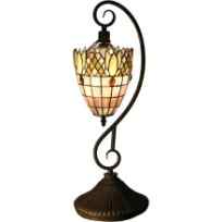BB358+278# - handcrafted Tiffany stained glass lamp