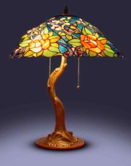 Tiffany Table Lamp - BD188552M - handcrafted Tiffany stained glass lamp