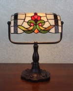 Tiffany Table Lamp - BR002DSL - handcrafted Tiffany stained glass lamp